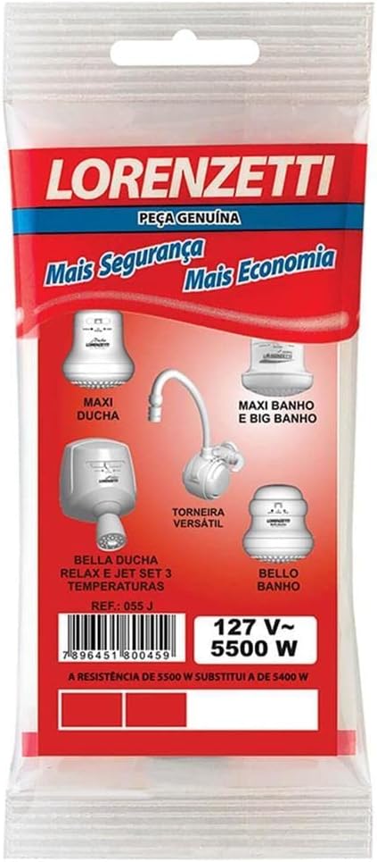 RESISTENCIA MAXI DUCHA 127V 5500W 055J