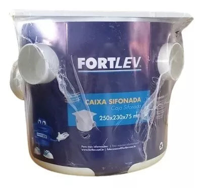 CAIXA SIFONADA FORTLEV 250X230X75 QUADRADA