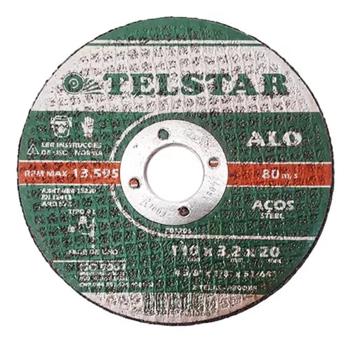 DISCO P/FERRO TELSTAR 110x3,2x20MAK