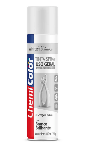 SPRAY CHEMICOLOR U.GERAL 400ML BR BRILH.